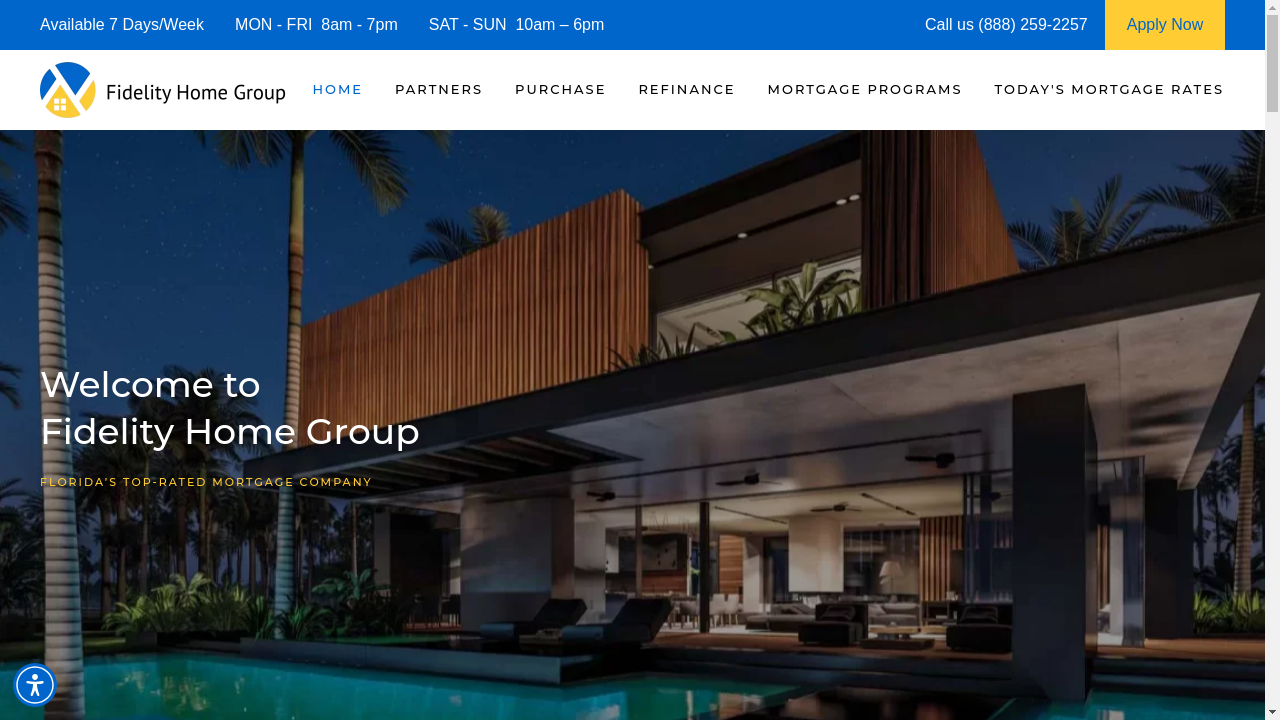 Fidelity Home Group website